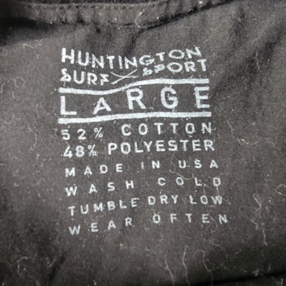 Huntington Beach Surf And Sport Mens Large Black Short Sleeve T Shirt Casual - Picture 4 of 9